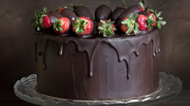 Chocolate birthday cake